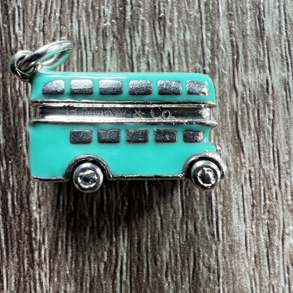Tiffany & Co. blue enamel double decker bus charm - Picture 4 of 10